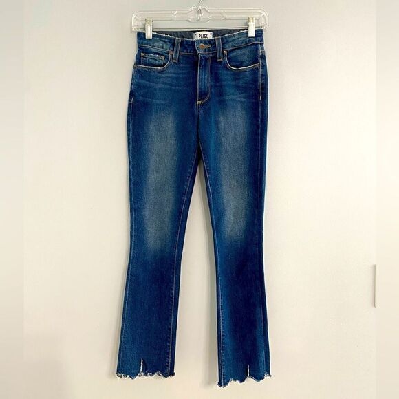Paige Jacqueline Straight Jeans Women Size 23 - Picture 1 of 14
